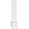 Ekena Millwork Portland Architectural Grade PVC Gable Bracket, 60"W x 20"H x 4"D x 4"F, 8/12 Pitch GBP060X20X0404POR00 - alternate 4